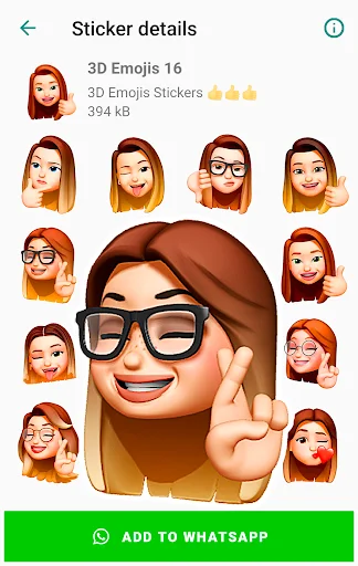 I-download ang Funny Emojis Stickers – Mga Cute na Sticker para sa WhatsApp - Screenshot 6