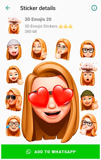 I-download ang Funny Emojis Stickers – Mga Cute na Sticker para sa WhatsApp - Screenshot 15