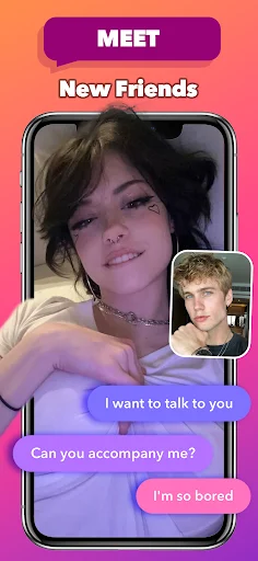 I-download ang PopMeet Random Chat Video Call – Live Video Chat Ngayon - Screenshot 2