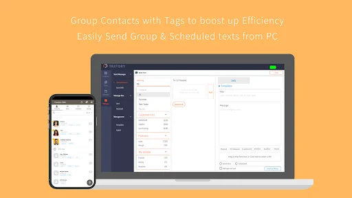 I-download ang TexTory CRM – Pamahalaan ang Iyong Calls at SMS - Screenshot 9