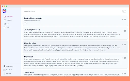 AI Prompt Genius: I-manage ang Iyong AI Prompts nang Libre - Screenshot 1
