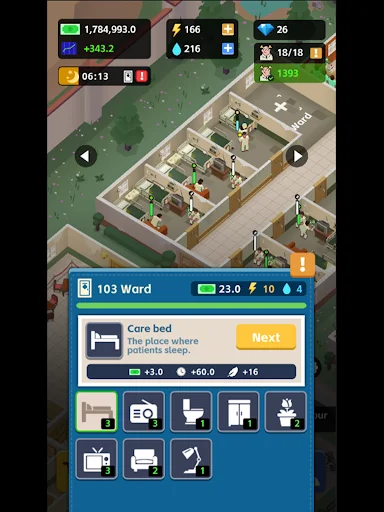 I-download ang IDLE MAD HOUSE TYCOON – Pamahalaan ang Baliw na Hospital - Screenshot 13