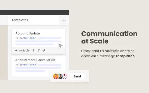 Cooby: Pinakamahusay na WhatsApp Extension para sa HubSpot CRM - Screenshot 5