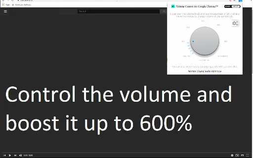 I-download ang Volume Control para sa Chrome – Palakasin ang Audio nang Libre - Screenshot 1