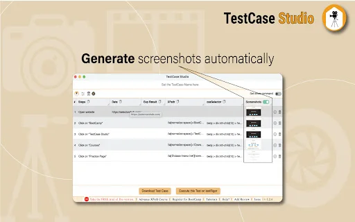 I-download ang TestCase Studio – Pinakamahusay na Selenium IDE Alternative - Screenshot 2