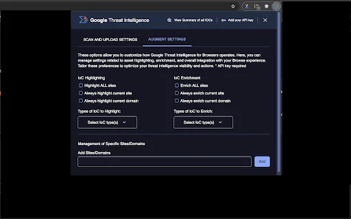 I-download ang VT4Browsers + Google TI: Advanced Security Tool - Screenshot 4