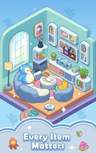 I-download ang Cozy Room: Home Design Game – Relaxing na Laro - Screenshot 14