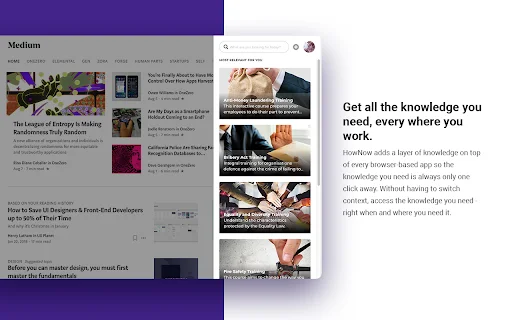 I-download ang HowNow Extension: Palakasin ang Iyong Productivity - Screenshot 1