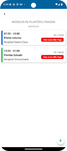 I-download ang Plantãozinho: Pamahalaan ang Iyong Shift nang Madali - Screenshot 3