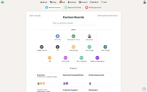 I-download ang Tracked for Basecamp: Kanban Boards para sa Workflow - Screenshot 3