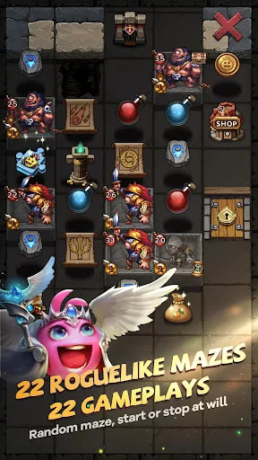 I-download ang Gumballs & Dungeons: Pinakamahusay na Roguelike RPG - Screenshot 2