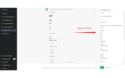 I-download ang ExportGPT: I-export ang ChatGPT Chats nang Mabilis - Screenshot 2